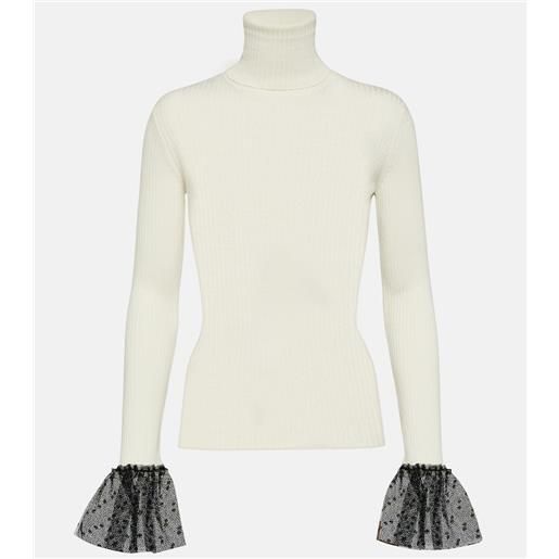 REDValentino top in misto lana a coste