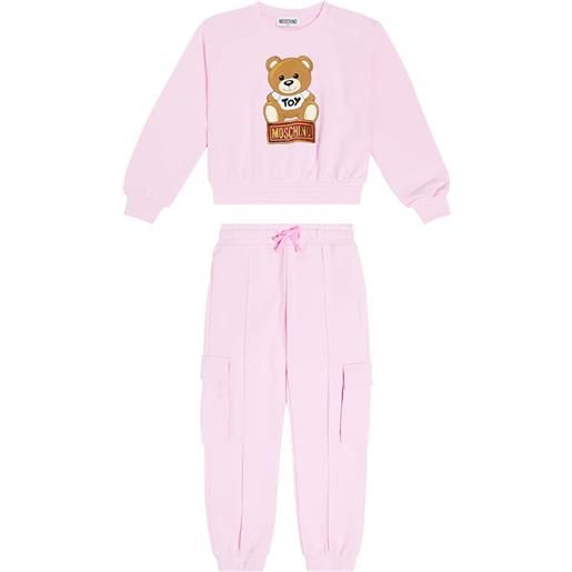 Moschino Kids tuta in misto cotone