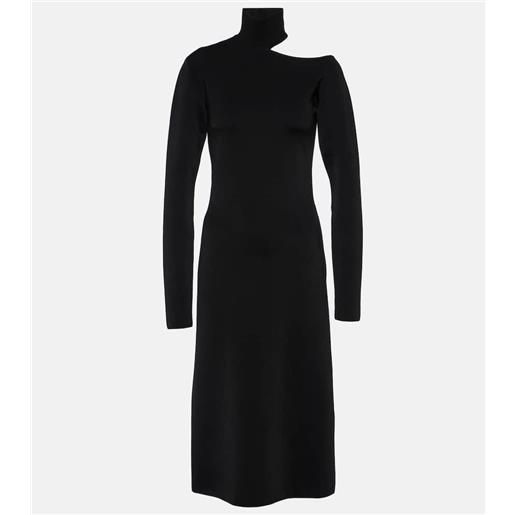 Ferragamo abito midi in jersey