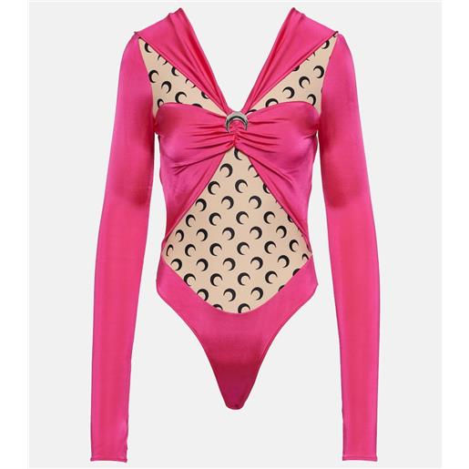 Marine Serre body in jersey