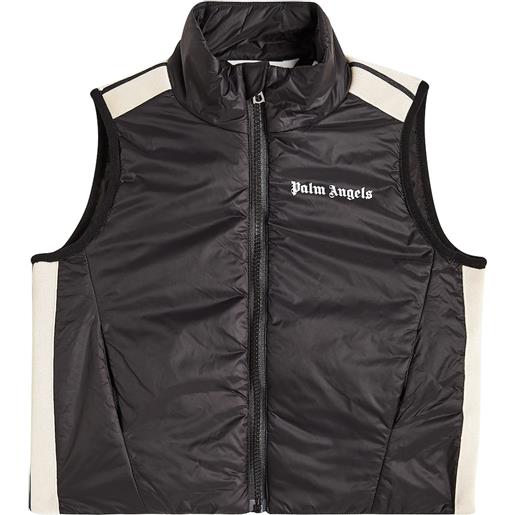 Palm Angels Kids gilet imbottito con logo