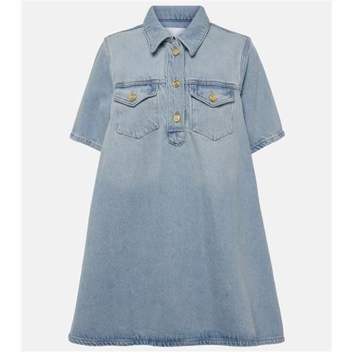 Ganni abito corto di jeans