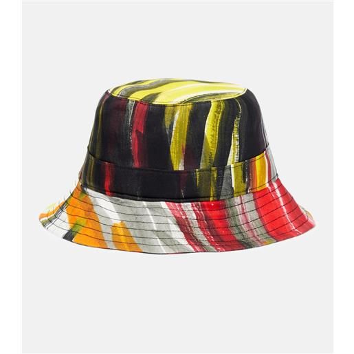 Gabriela Hearst cappello da pescatore in seta con stampa