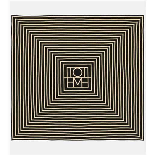 Toteme foulard in seta con logo