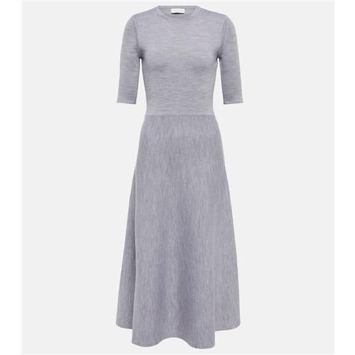 Gabriela Hearst abito seymore in lana, cashmere e seta