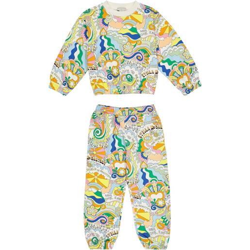 Stella McCartney Kids tuta in cotone con stampa