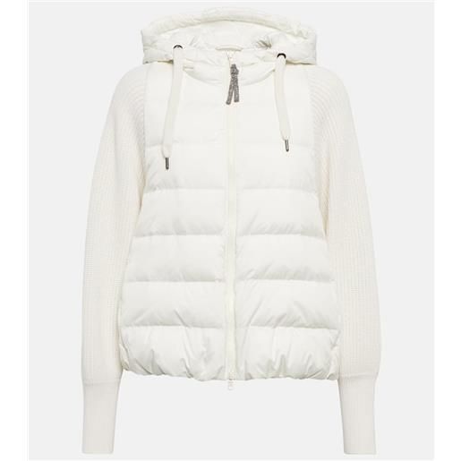 Brunello Cucinelli giacca imbottita in misto lana e cashmere