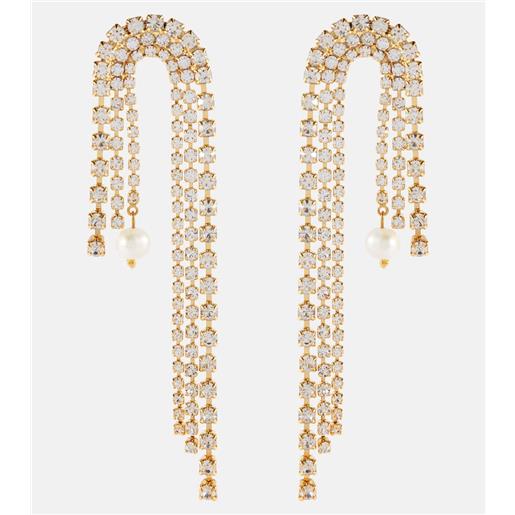 Magda Butrym orecchini con cristalli