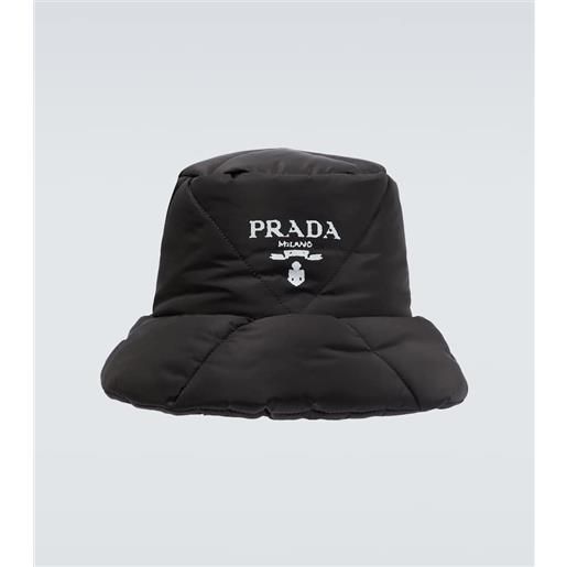 Prada cappello da pescatore trapuntato in re-nylon