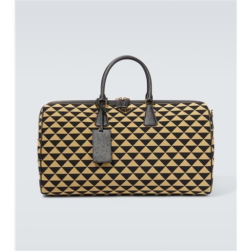 Prada borsa da viaggio symbole large