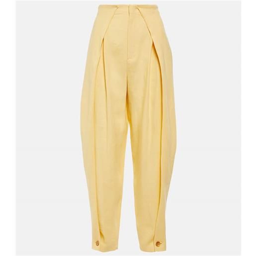 Loro Piana pantaloni culottes in lino