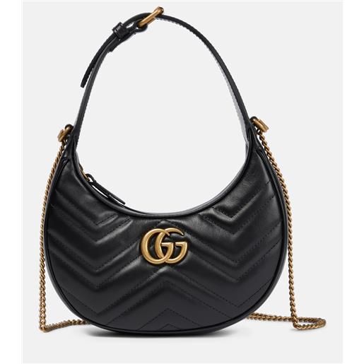 Gucci borsa a spalla gg marmont mini in pelle