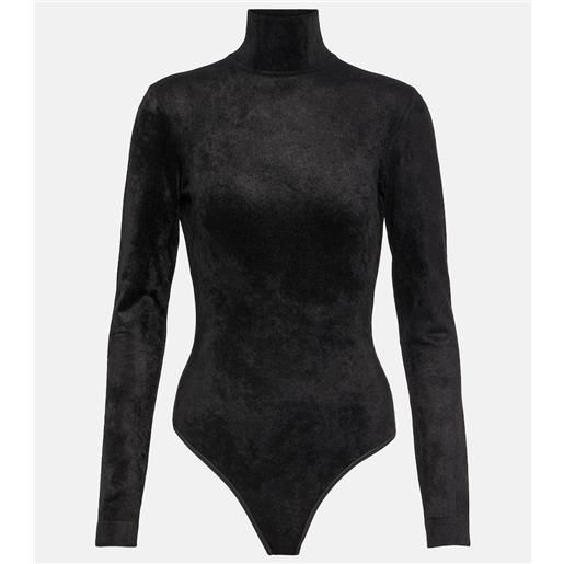 Alaia alaã¯a body in velluto a collo alto