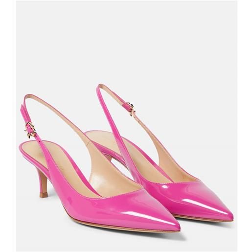 Gianvito Rossi pumps slingback ribbon in vernice