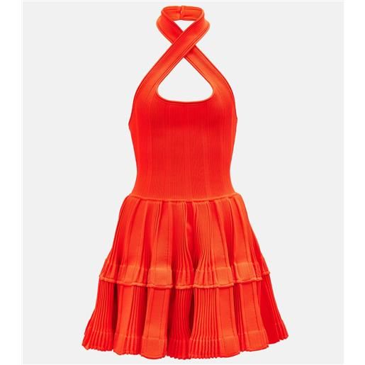 Alaia alaã¯a miniabito in maglia a coste