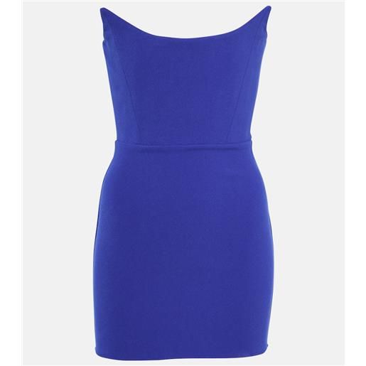 Alex Perry abito bustier midi in crãªpe