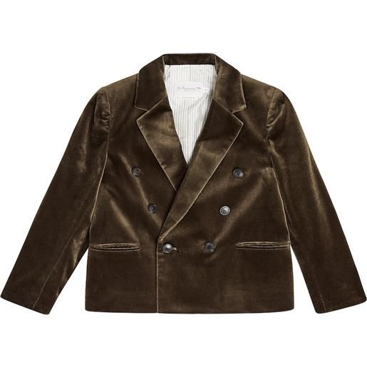 Bonpoint blazer doppiopetto adam in velluto