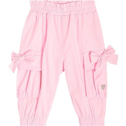 Monnalisa baby - pantaloni cargo in misto cotone