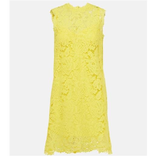 Dolce&Gabbana miniabito in pizzo di misto cotone