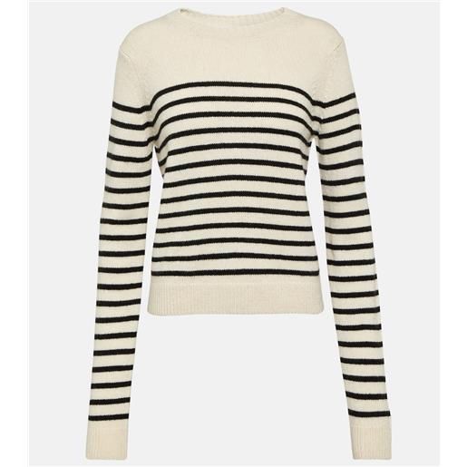 Khaite pullover diletta in cashmere a righe
