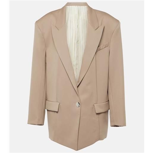 The Attico blazer oversize in lana