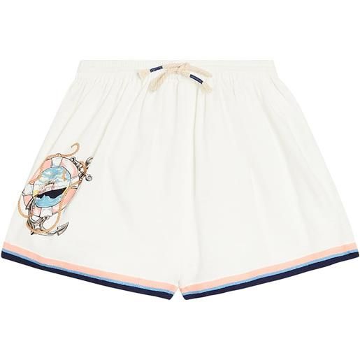 Zimmermann Kids shorts alight in cotone con stampa
