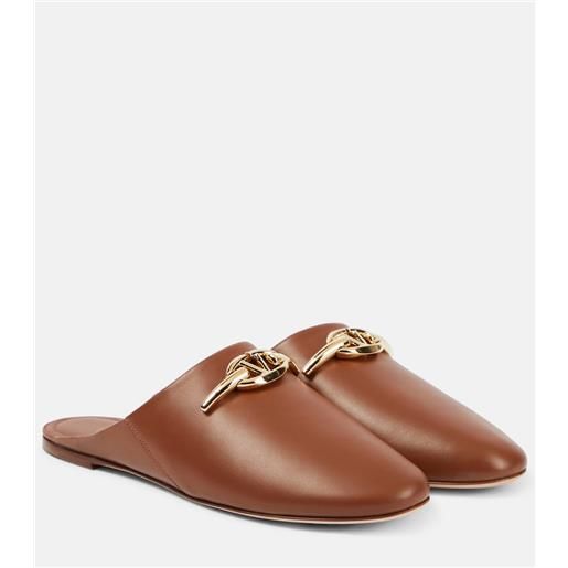 Valentino Garavani slippers vlogo signature in pelle