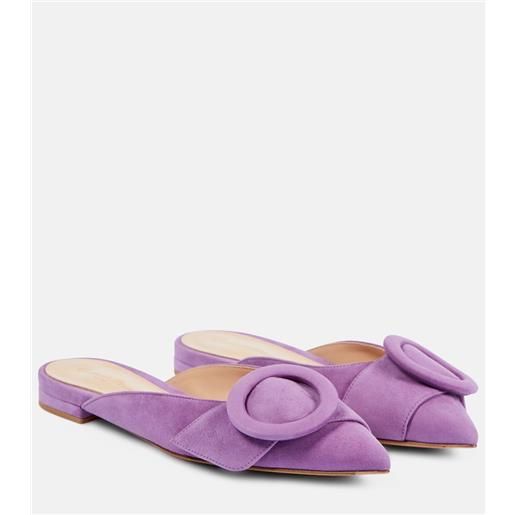 Gianvito Rossi slippers in suede