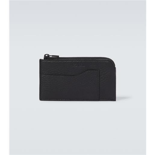 Loro Piana portacarte extra in pelle