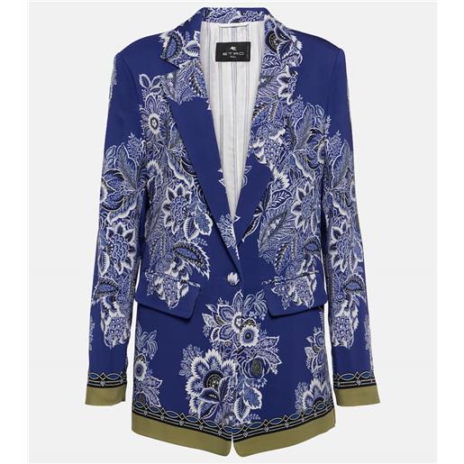 Etro blazer con stampa