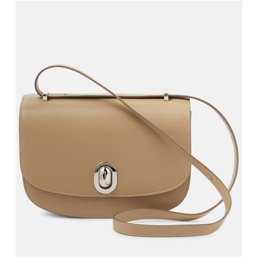 Savette borsa a spalla tondo 22 in pelle
