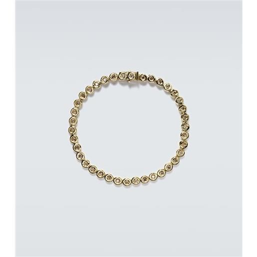 Octavia Elizabeth bracciale blossom in oro 18kt con diamanti