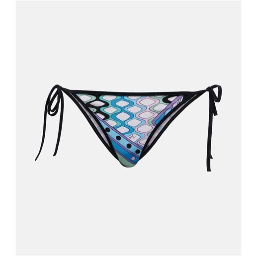 Pucci slip bikini vivara con stampa
