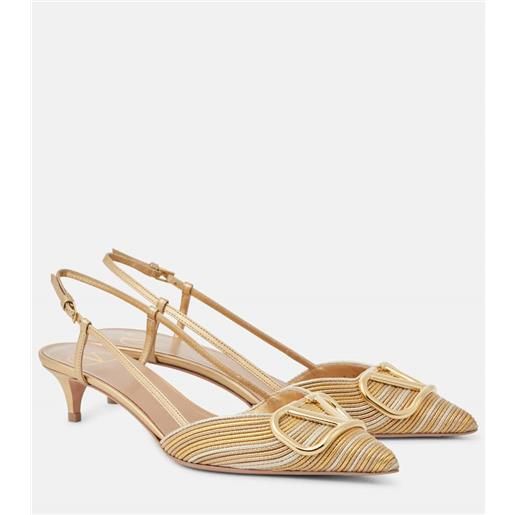 Valentino Garavani pumps slingback vlogo signature 40 in pelle