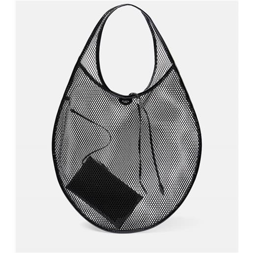 Alaia alaã¯a borsa a spalla one piece xl in mesh