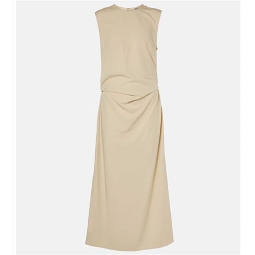 Toteme abito midi con fiocco