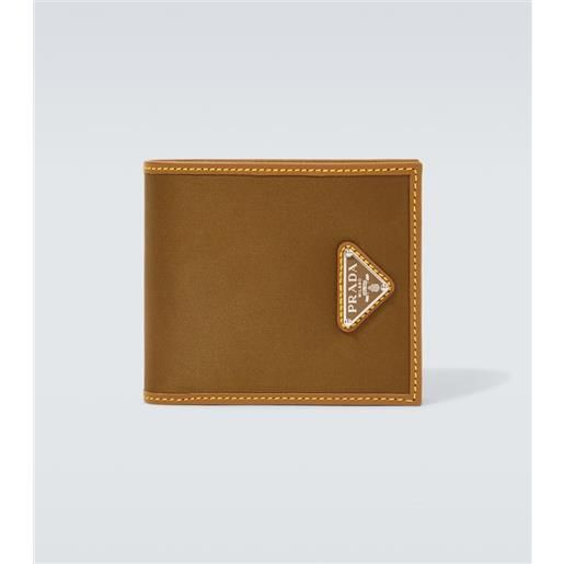 Prada portafoglio re-nylon con pelle