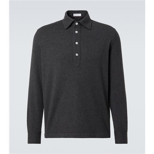 Brunello Cucinelli polo in cashmere