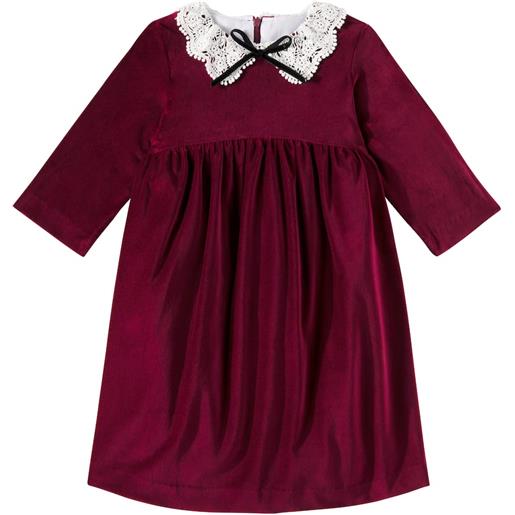 La Coqueta abito antonella in velluto di cotone