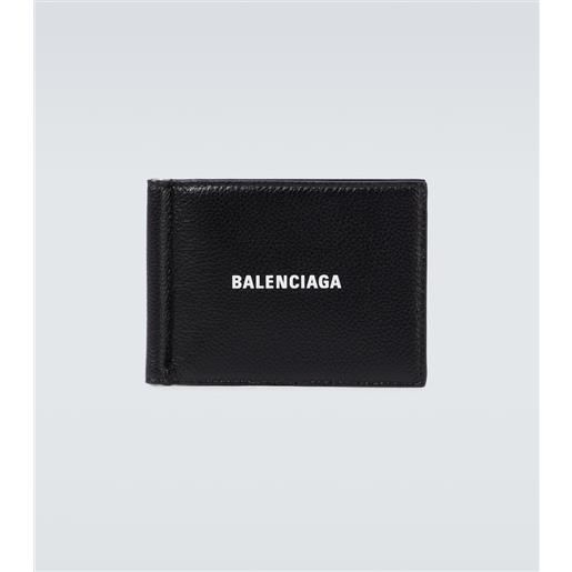 Balenciaga portafoglio cash in pelle fiore