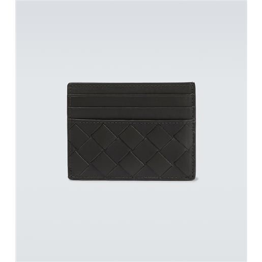 Bottega Veneta portacarte in pelle intrecciato