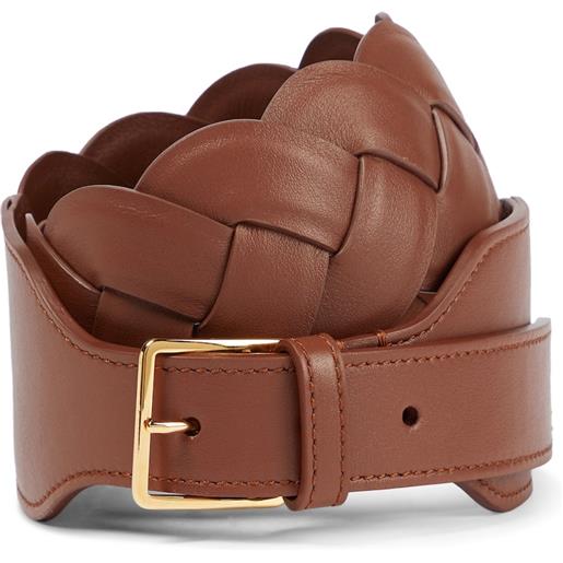 Altuzarra cintura in pelle intrecciata