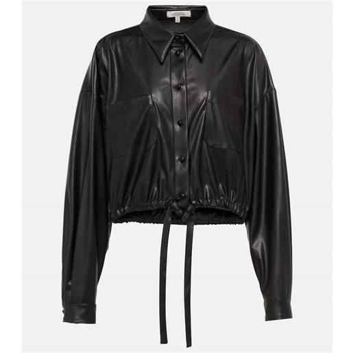 Dorothee Schumacher camicia sleek comfort in similpelle