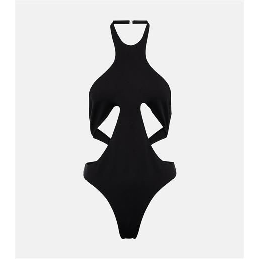 Mugler costume intero con cut-out