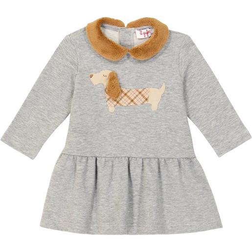 Il Gufo baby - abito in jersey di misto cotone con stampa