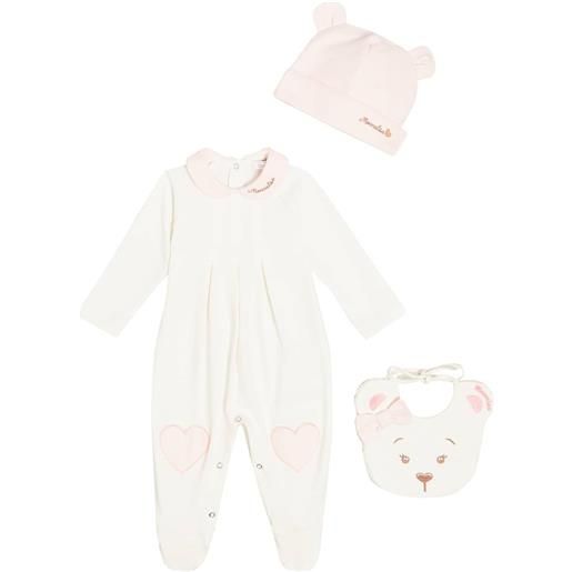 Monnalisa baby - tutina, bavaglino e berretto