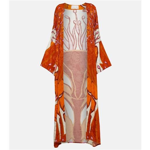 Johanna Ortiz kimono con stampa