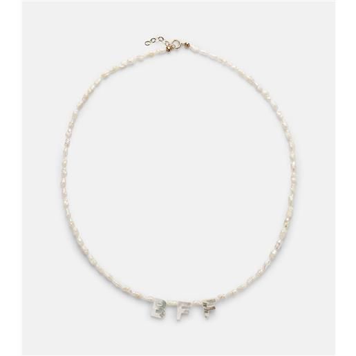 Roxanne First collana bff in oro 9kt con madreperla
