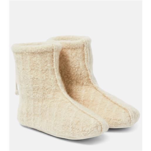 Loro Piana slippers calzettone in misto cashmere