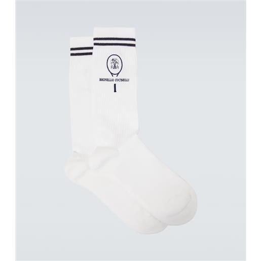 Brunello Cucinelli calzini in misto cotone